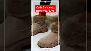 Bottes dhiver femmetendance 20242025 temu temufinds winteroutfit outfit [upl. by Edlihtam]