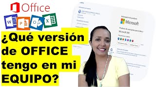 Qué VERSIÓN de OFFICE está en tu PC Y si necesitas OFFICE averigua cómo conseguir tu OFFICE 2021 [upl. by Rehpotsirhc]