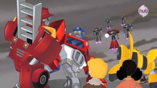 Transformers Rescue Bots quotBot to the Futurequot Exclusive Clip [upl. by Ykcub]