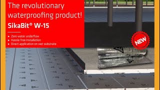 Sika Bit W15 amp W1 wet applied membrane sika waterproofing viral trending construction [upl. by Norit880]