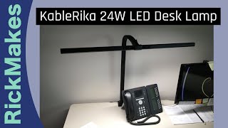 KableRika 24W LED Desk Lamp [upl. by Aihtibat]