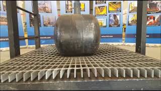 AIMS Composites FRP Grating vs Steel Grating Drop Test [upl. by Guinevere]