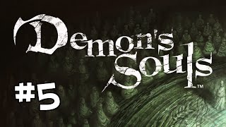 Lets Play Demons Souls BLIND  Part 5  Stonefang Tunnel [upl. by Portuna]