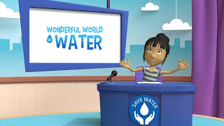 WonderGrove Kids  Water Conservation Why We Need to Conserve Water [upl. by Mudenihc]