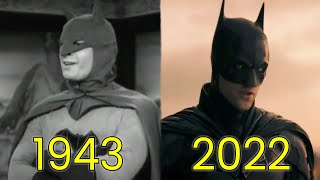 Evolution of Batman in Movies amp TV 19432022 [upl. by Dyrrej]