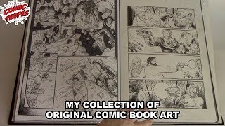 My Collection of Original Comic Book Art [upl. by Mascia]