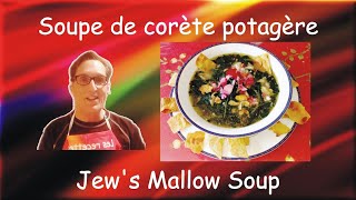 Authentic Traditional Egyptian Mouloukhia Jews Mallow Soup  Soupe de corète potagère égyptienne [upl. by Byran175]