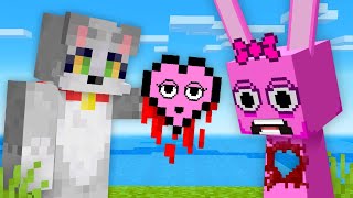 Minecraft PERO SOLO hay CORAZONES de SPRUNKI [upl. by Navillus12]