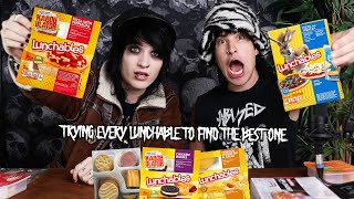 Trying Every Lunchable To Find The Best One With Jake Webber [upl. by Yralih144]