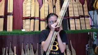 Premium Thai Bamboo Khaen Instrument Folk Mouthorgan Isan Lao Kan 8 Em Keys [upl. by Latvina]