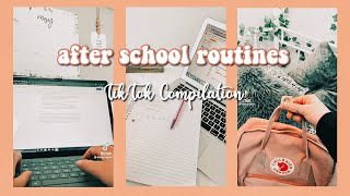 after school routines🥥🌿 TikTok Compilation [upl. by Arba674]