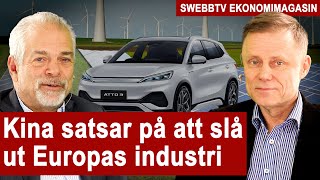 Kina satsar på att slå ut Europas industri i Ekonomimagasin 27 [upl. by Esyla204]