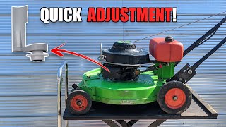 How to Adjust RPM on a Lawnboy [upl. by Isma]