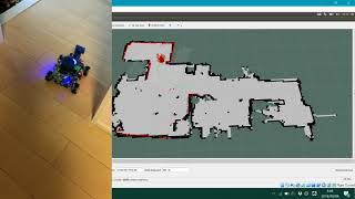 Autonomous navigation robot with ROS Raspberry pi  YDLIDAR [upl. by Anev835]