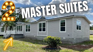 Its like 2 homes in 1 New modular home with 2 master suites Prefab House Tour [upl. by Kat]