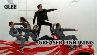 GleeGreased Lightning LyricsLetra [upl. by Glenna]