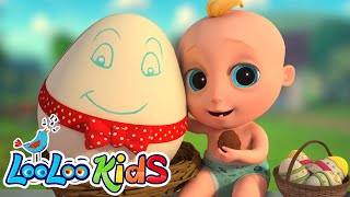 Humpty Dumpty  The Little Green Frog more Kids Songs and Nursery Rhymes by LooLoo Kids [upl. by Henarat]