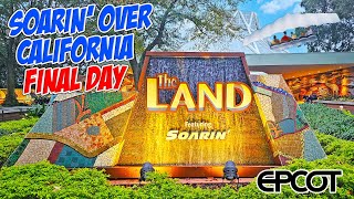 Soarin Over California FINAL DAY at EPCOT Walt Disney World Feb 2024 4K [upl. by Indys]