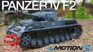 Panzer IV F2  Heng Long TK60 RC Tank  Motion RC Overview [upl. by Naujid]