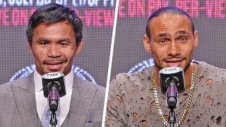 Manny Pacquiao vs Keith Thurman FULL FINAL PRESS CONFERENCE  Fox PBC Boxing [upl. by Guidotti789]