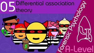 Differential association theory  Forensic Psychology AQA ALevel [upl. by Niwrehs430]