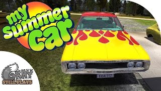 My Summer Car  Stealing the Hot Rod Muscle Car How to Use the Sauna  Gameplay Highlights Ep 4 [upl. by Llimaj882]