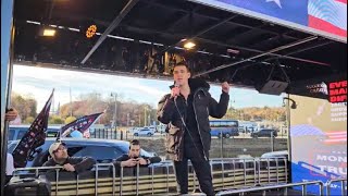 Ushi Hass Thanks The Crowd After The Jews For Trump Rally In Monsey NY [upl. by Los]