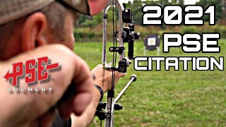 PSE 2021 Citation Evo Cam Target Bow Review Mikes Archery [upl. by Aiyotal220]