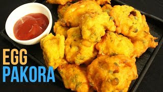 Egg Pakora Recipe  Spicy amp Crispy Egg Fritters  Easy Tea Time Snack  Egg Chop  Egg Pakoda  nian [upl. by Ennail]