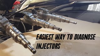 EASIEST WAY TO DIAGNOSE LEAKY BMW INJECTORS  How to Find Leaking N54 Injectors No Check Engine [upl. by Aneele]