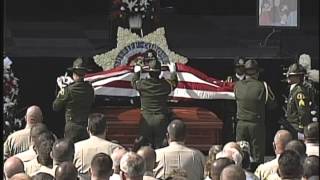 MACKAY FUNERAL Presentation of Flag [upl. by Annora]