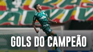 GOLS DO CAMPEÃO  PALMEIRAS 4 X 0 SANTOS  COPA SP 2022 [upl. by Narah]