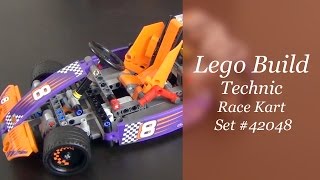 Lets Build  LEGO Technic Race Kart Set 42048 [upl. by Atsirt]