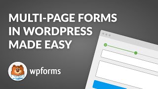 How to Create a MultiPage Form in WordPress with WPForms  Easy StepByStep Guide [upl. by Aranaj]