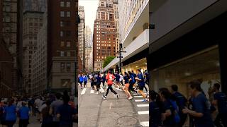 Marathon in New York City newyorkcity manhattan usa [upl. by Montagu]