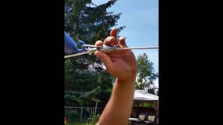 How to easily tighten a clothesline [upl. by Nonnahc]