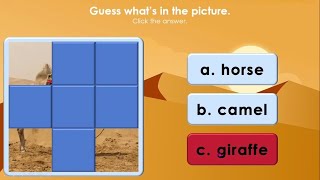 PowerPoint Interactive Game Reveal the Answer 2  Easy Design and Animations [upl. by Kcirddec]