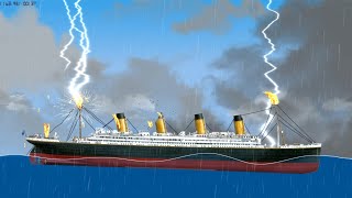 Floating Sandbox gameplay Titanic Struck by Lightning [upl. by Eelyrehc298]