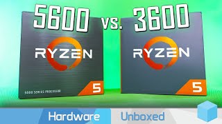 Ryzen 5 3600 vs Ryzen 5 5600 Worth Upgrading 25 Game Benchmark 1080p amp 1440p [upl. by Atiran502]