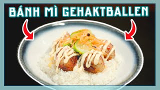 BÁNH MÌ GEHAKTBALLEN  EtenmetNick  How to [upl. by Aihsein61]