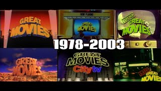 CITYTV GREAT MOVIES INTROS 19782003 [upl. by Blakeley]