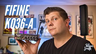 Best Karaoke Wireless Microphone System For Singing 2022  FIFINE K036 UHF Unboxing Review  Subhro [upl. by Ralf]