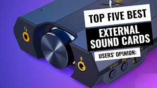 Top 5 External Sound Cards for Laptops of 2023 Elevate Your Audio Experience with the Best Picks [upl. by Gaile310]