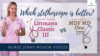 Littmann Classic III Stethoscope Vs MDF Md One 777 Stethoscope [upl. by Leeban917]