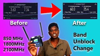 SPEED 😮 60 Mbps  Router ZLT S10 band Frequency Unlock [upl. by Eddy946]