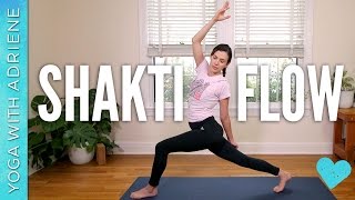 Shakti Power Flow  Yoga With Adriene [upl. by Honeywell]