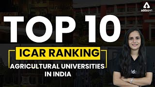 Top 10 ICAR Ranking Agricultural Universities in India [upl. by Fabien]