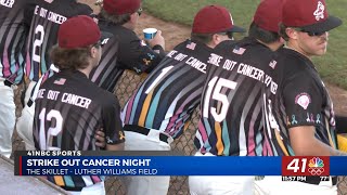 Macon Bacons Annual Strikeout Cancer Night [upl. by Pironi]