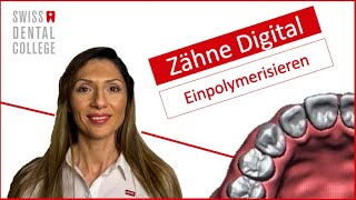 Zähne digital  Totalprothese Einpolymerisieren Teil 4 [upl. by Krutz]