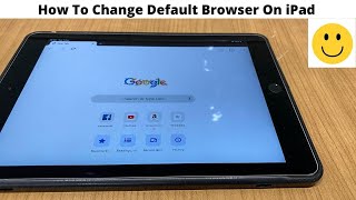 How To Change Default Browser on iPad 2021 [upl. by Ekard848]